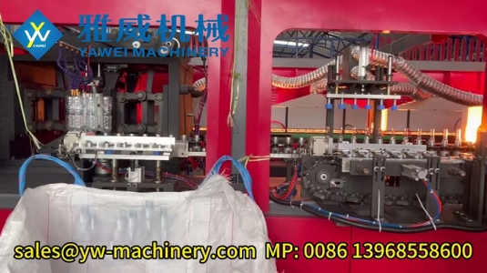 6-cavity stable 9000BPH YW-L6S PET Blow Moulding Machine for 29/25 600ml 13.6g Bottle